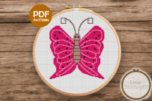 Butterfly Modern Cross Stitch