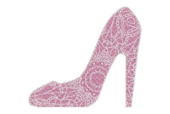 High Heel Shoe Embroidery