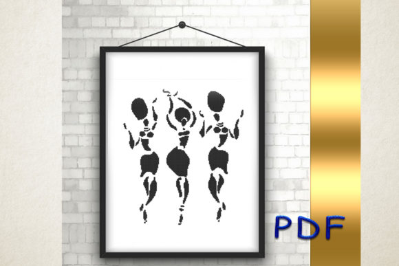 Modern Cross Stitch Pattern Africa PDF